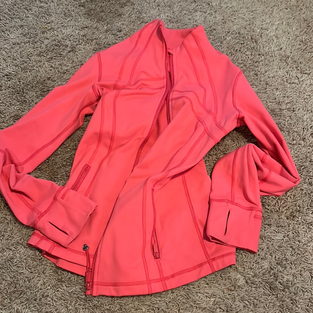 Size 8 pink define jacket